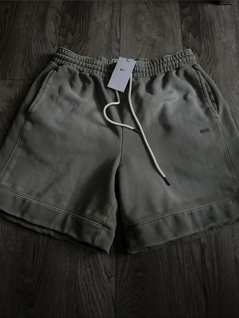 Men's Olive green Devin booker shorts